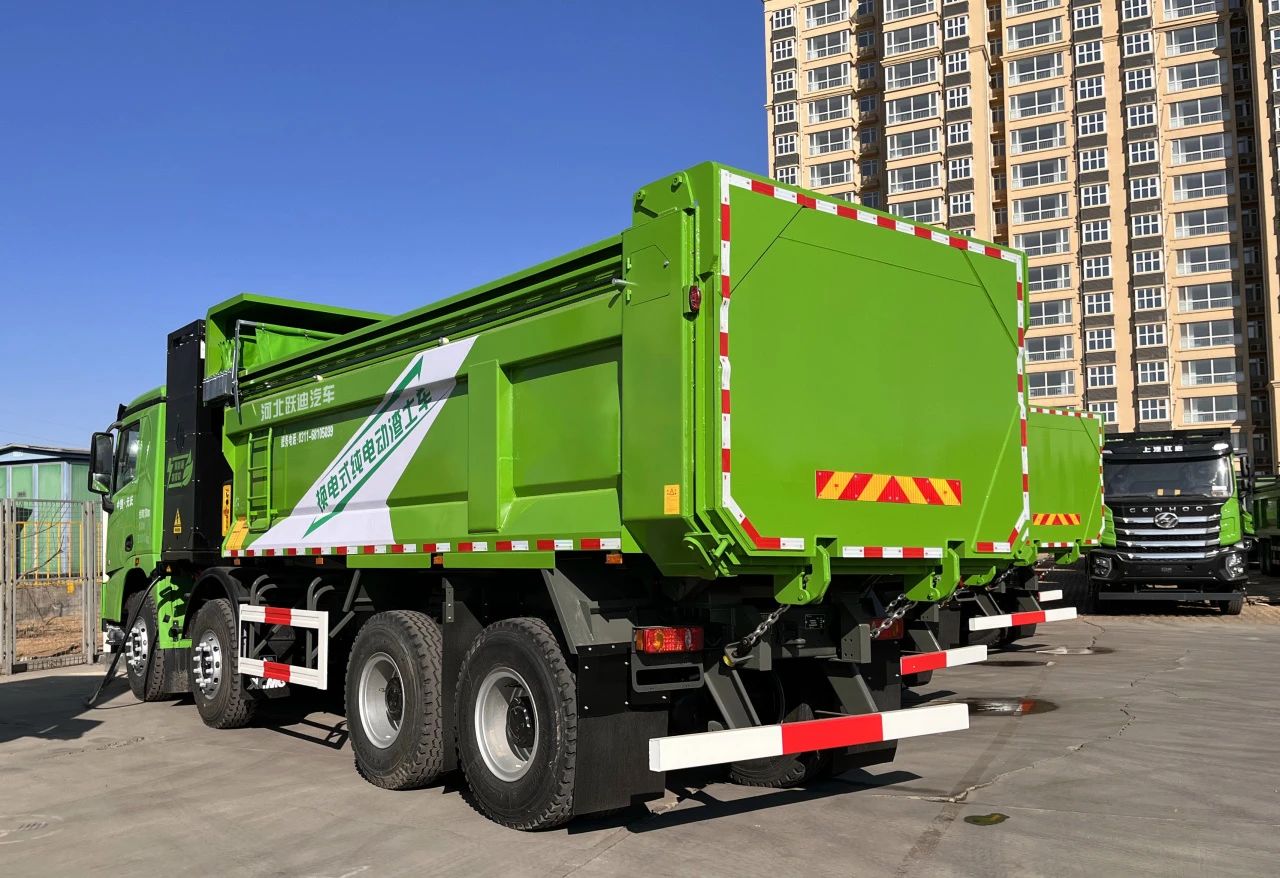 助力城市绿色运输清运发展丨沐鸣2新能源渣土自卸车