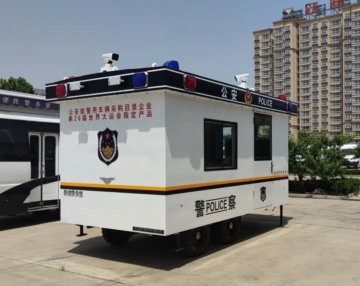 城市管理新助力丨沐鸣2可吊起式方舱警务室