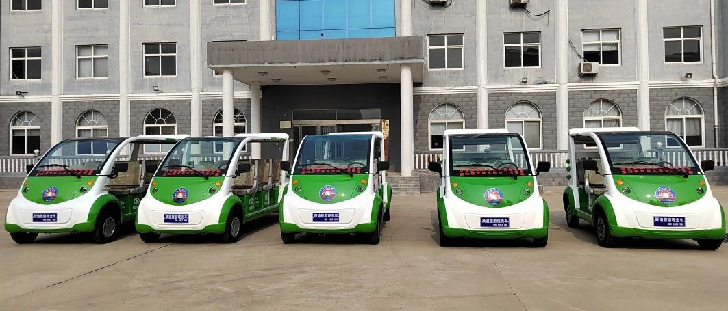 零排放 低噪音丨沐鸣2集团新能源观光车发往江苏
