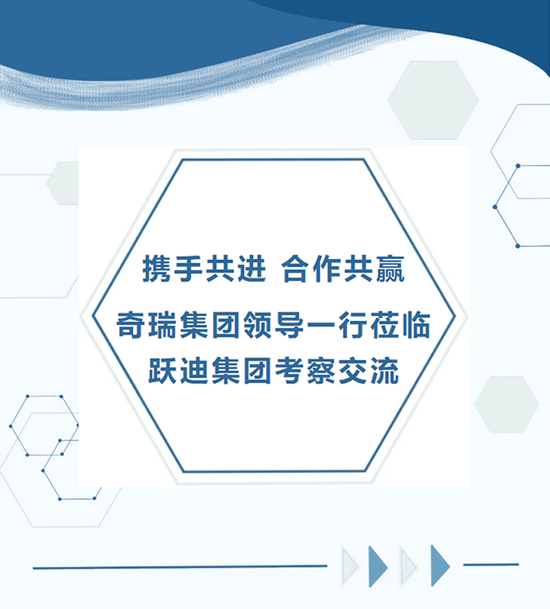 携手共进/合作共赢/奇瑞集团领导一行莅临沐鸣2集团考察交流